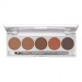 Kryolan Eyebrow Powder - 5 Colour Palette