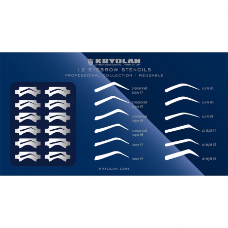 Kryolan Eyebrow Stencil Set