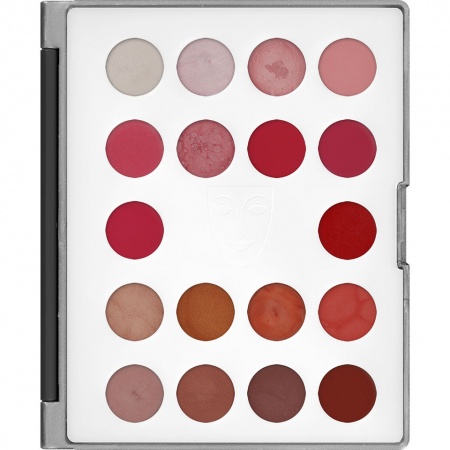 Kryolan Lip Glisser Mini-Palette - 18 Colour