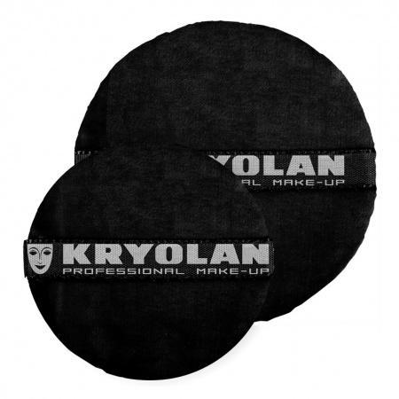 Kryolan Premium Powder Puff - Black