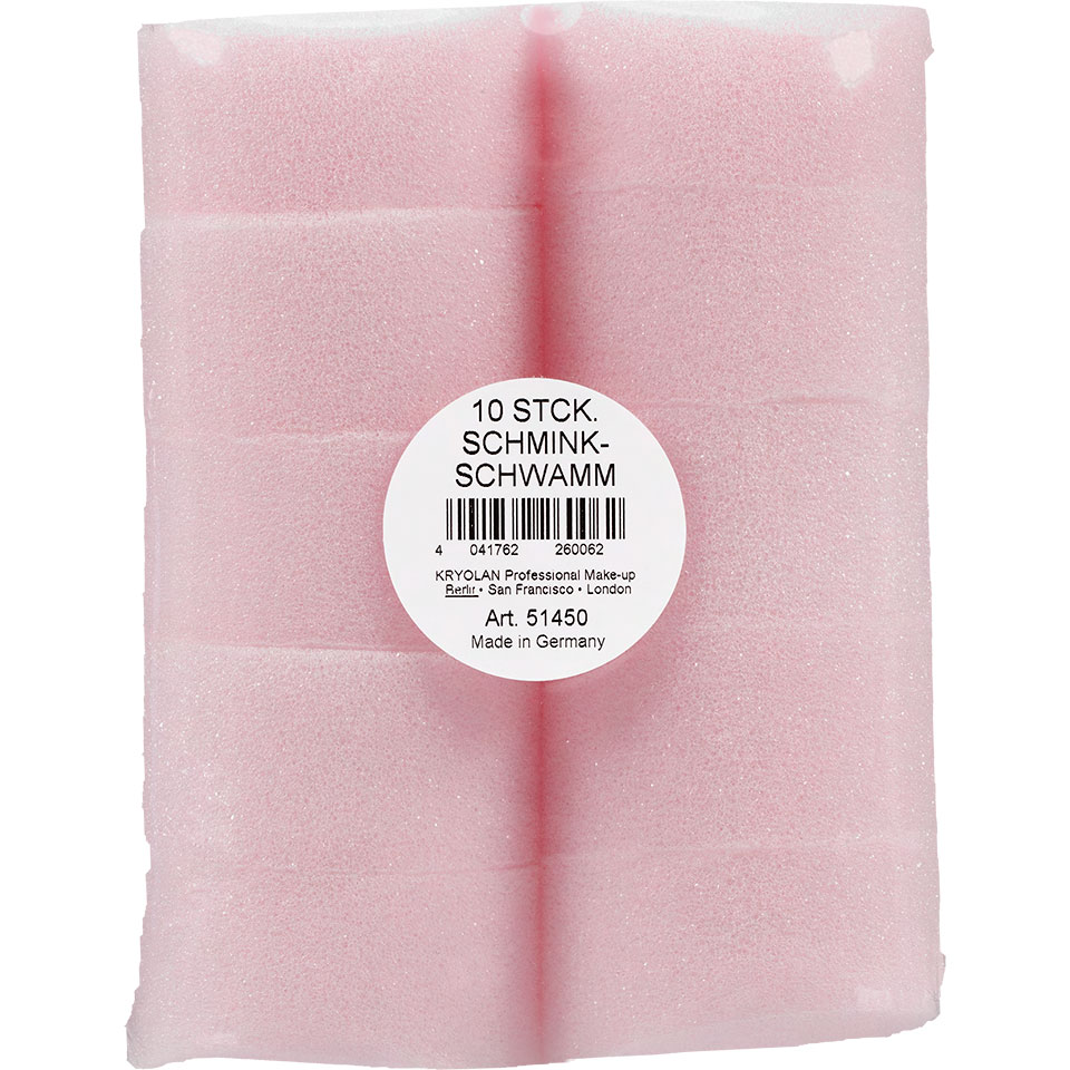 Kryolan Round Make-up Sponge (10 Pack)